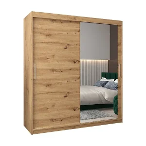 ARMARIO TOKYO 2 DE PUERTAS CORREDERAS 200/100/62 2 puertas (Blanco/Blanco) Billig