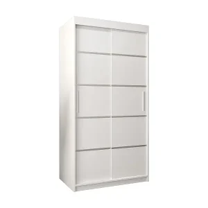 SCHWEBETÜRENSCHRANK VERONA 1 200/100/62 2-türig (Weiß/Weiß) Direktkauf