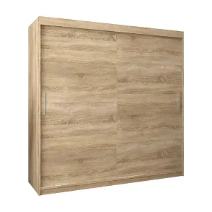 Echt Schwebetürenschrank Tokyo 200/200/62 2-Türig (Sonoma)