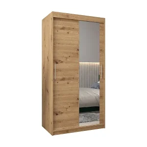 Jetzt Kaufen ARMARIO TOKYO 2 DE PUERTAS CORREDERAS 200/150/62 2 puertas (Negro/Negro)