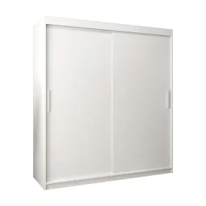 Schwebetürenschrank Tokyo 200/180/62 2-Türig (Weiß) Markenware