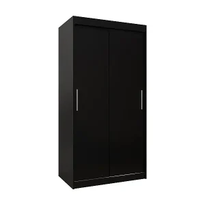 Expressversand Schwebetürenschrank Tokyo 200/100/62 2-Türig (Schwarz)