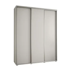 SCHWEBETÜRENSCHRANK DAVOS 1 235,2/200/45 3-türig (Weiß/Weiß/Silber) Sichere Zahlung