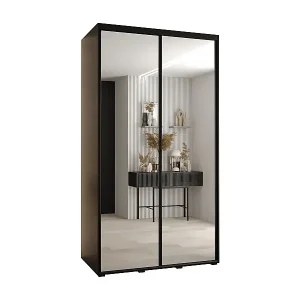 Angebot SCHWEBETÜRENSCHRANK DAVOS 2 235,2/140/60 2-türig (Schwarz/Schwarz/Schwarz)