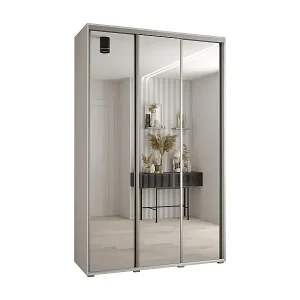 SCHWEBETÜRENSCHRANK DAVOS 2 235,2/170/45 3-türig (Weiß/Weiß/Silber) Gratis Versand