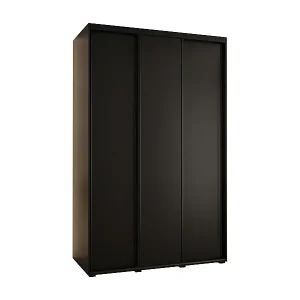 SCHWEBETÜRENSCHRANK DAVOS 1 235,2/150/60 3-türig (Schwarz/Schwarz/Schwarz) Angebot