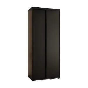 SCHWEBETÜRENSCHRANK DAVOS 1 235,2/100/60 2-türig (Schwarz/Schwarz/Schwarz) Online Kaufen