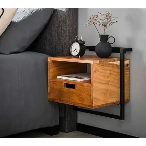 Super-Preis Nachttisch - Holz Holz - 35 x 44 cm - AIDY