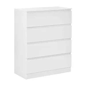 Preiswert Kommode mit 4 Schubladen WINNIPEG Weiss