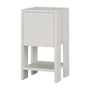 Abverkauf Nachttisch EMA- Weiß, 55x30x30