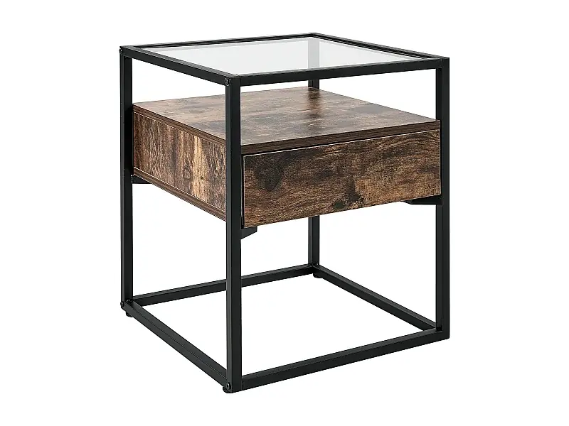 Beistelltisch MAUK Dunkelbraun Heißes Angebot