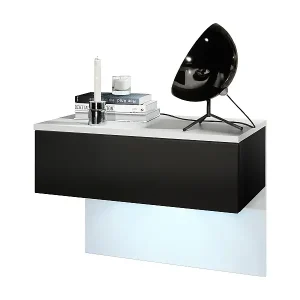 Aktuell NACHTTISCH Sleep Fronten in Schwarz matt