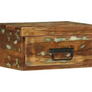 Wand-Nachttisch Altholz Massiv Markenprodukt