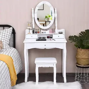 Kracherpreis Schminktisch mit Hocker Frisiertisch