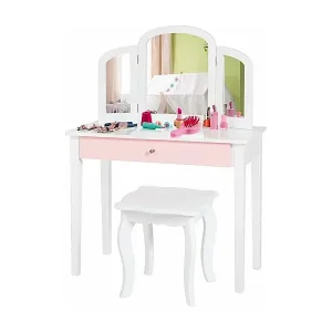 Meistverkauft Kinder 2 in 1 Schminktisch Set