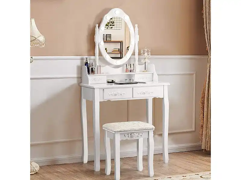 Schminktisch mit Hocker Frisiertisch Jetzt Kaufen