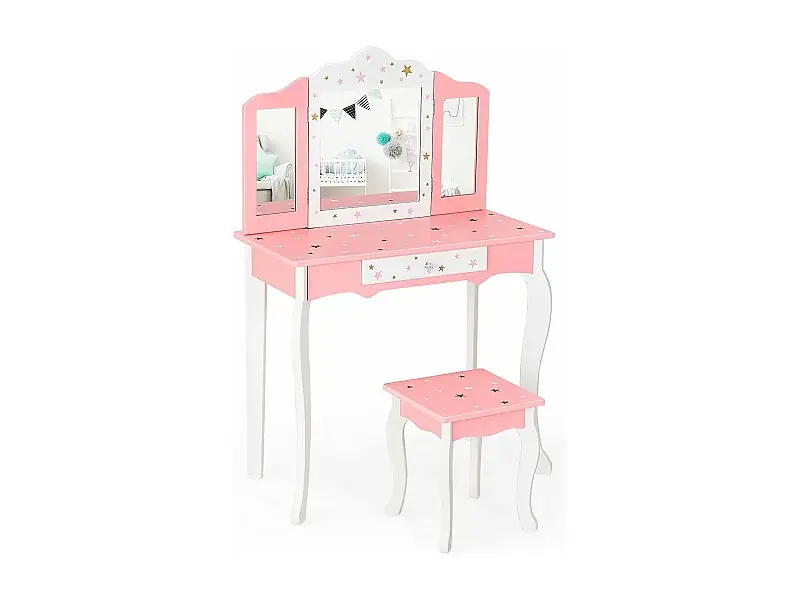 Kinder Schminktisch mit Hocker Top-Preis