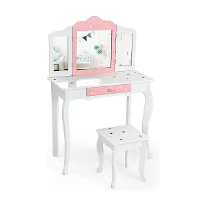 Kinder Schminktisch mit Hocker Schneller Versand