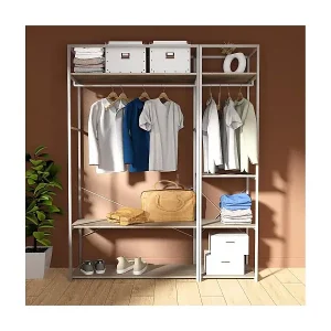 2er-Set Kleiderständer aus Holz und Metall 160x200cm JUNE Neue Kollektion