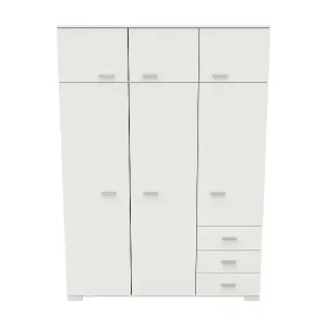 Begrenztes Angebot Kleiderschrank 6 Türen 3 Schubladen Galaxy