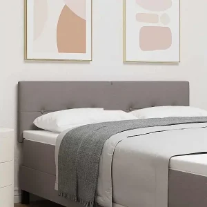 Angebot Höhenverstellbares Kopfteil mit Kopfteil Taupe 160 cm Stoff