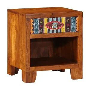 Wochenendangebot Nachttisch 40x35x45 cm Massivholz Akazie