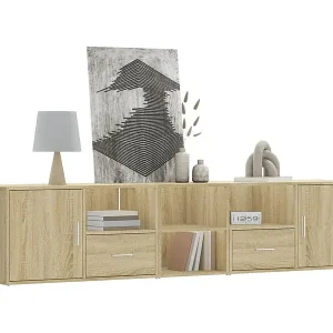 Abverkauf Eckregal Sonoma-Eiche 200x40x45 cm Holzwerkstoff