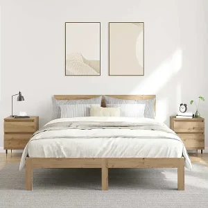 Versand Am Gleichen Tag Nachttische 2 Stk. Artisan-Eiche 40x35x50 cm Holzwerkstoff