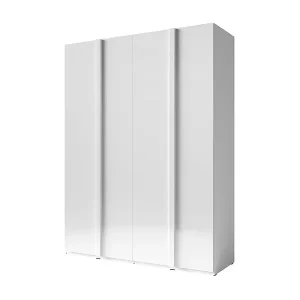 Top-Seller Schrank mit 4 Türen 180cm, Kollektion VERONA. Farbe: glänzend weiß