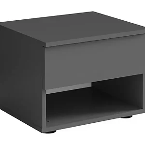 2er-Set Nachttische - 1 Fach und 1 Schublade - graphitgrau - Kollektion NOFI Letzte Chance
