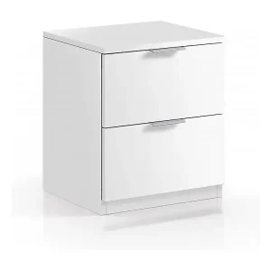 Kracherpreis Nachttisch 2 Schubladen weißes 45x38x34cm