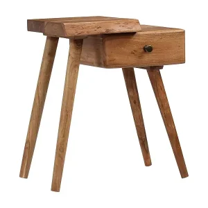 Wochenendangebot Nachttisch Massivholz Akazie 45x32x55 cm