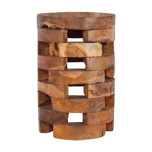 Aktuell Nachttisch 30x30x45 cm Massivholz Teak