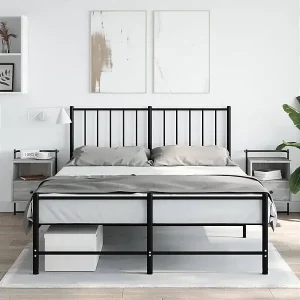 Wand-Nachttische 2 Stk. Grau Sonoma 40x30x61 cm Holzwerkstoff Knallerangebot