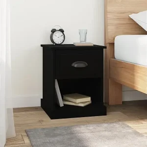 Begrenztes Angebot Nachttische 2 Stk. Schwarz 39x39x47,5 cm Holzwerkstoff
