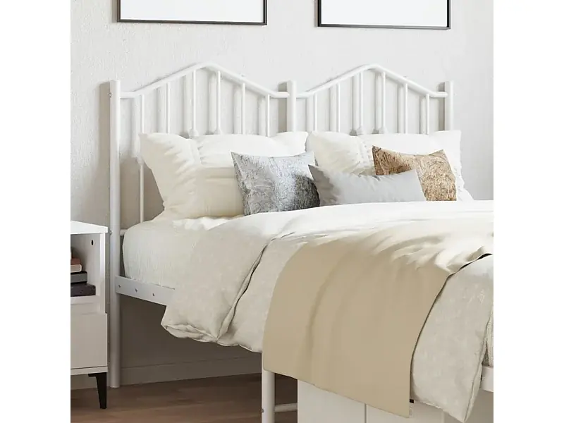 Abverkauf Ersatz-Kopfteil Metall Weiß 120 cm