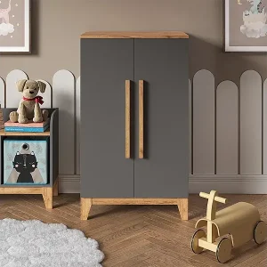 Highlight Kinderkleiderschrank grau/artisan 70x53.4x120 malia