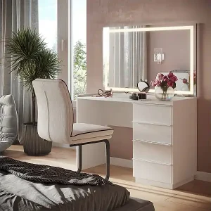 Beliebt Schminktisch weiß 110x45x77.2 viktoria