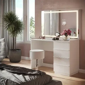 Sichere Zahlung Schminktisch weiß 110x45x77.2 viktoria