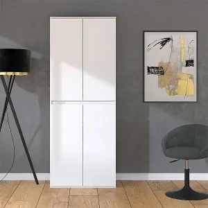 Kleiderschrank weiß 74x40x191.5 claus Super-Preis