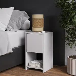 Mega-Angebot Nachttisch weiß 30x30x55 evo