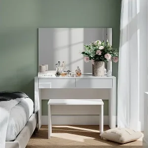 Sichere Zahlung Schminktisch weiß hochglanz/weiß 110x50x75.5 annabelle