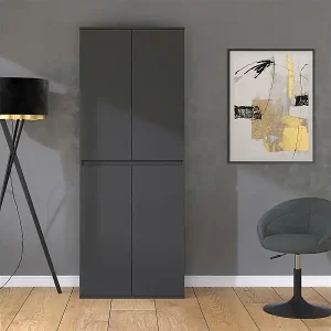 Kleiderschrank anthrazit 74x40x191.5 claus Versand Am Gleichen Tag