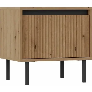 Finale Aktion Nachttisch mit Schublade - Eichenholzoptik Evoke - 52 cm - OSAKA