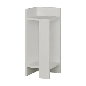 Begrenztes Angebot Nachttisch Dgregucc, Niedrige Kommode, Tisch, Multifunktionaler Nachttisch, 25x27h60 cm, Weiß