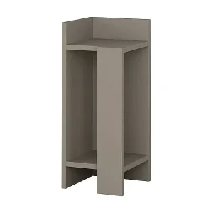 Kostenfreie Lieferung Nachttisch Dgregucc, Niedrige Kommode, Tisch, Multifunktionaler Nachttisch, 25x27h60 cm, Taube