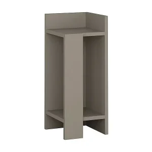 Abverkauf Nachttisch Dpiol, Niedrige Kommode, Tisch, Multifunktionaler Nachttisch, 25x27h60 cm, Taube