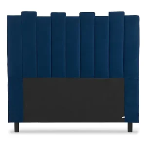 Tête de lit Lucky 140 cm Velours Bleu Kostenloser Rückversand