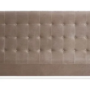 Heißes Angebot Tête de lit Luxor 180cm Velours Taupe