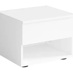 Set von 2 Nachttischen - 1 Fach und 1 Schublade - weiß - Kollektion NOFI Günstig
